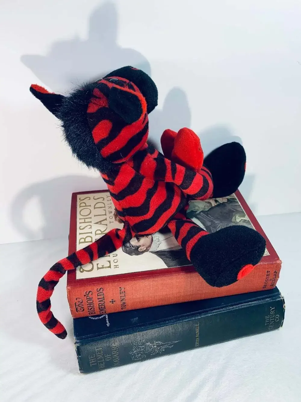 Red and black striped Zebra Wild about You plush Burton & Burton Valentines